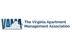 Virginia Apartment Management Association logo on a white background
