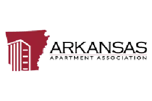 Arkansas Apartment Association logo, which consists of a white background