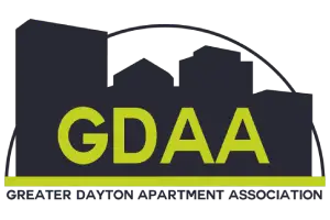 Greater Dayton Apartment Association logo, which consists of a white background with the text 
