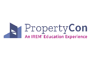 Logo for Propertycon, an IREM Education Experience, with the text 
