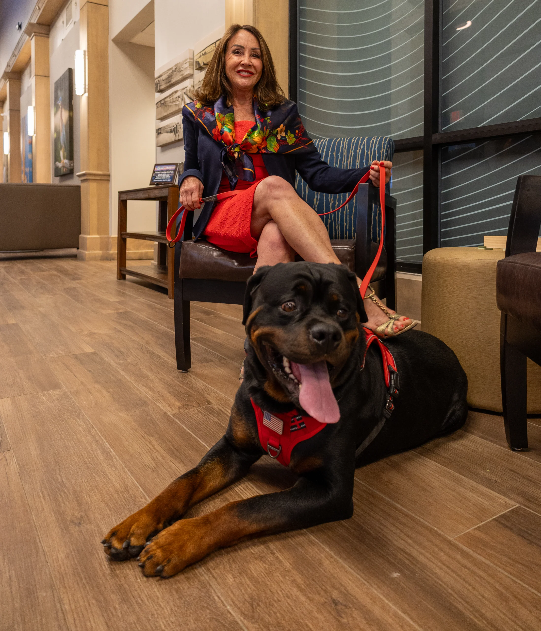 Maria with Gunner