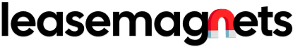 Black and white photo of a man in a suit and tie with the words "ledsemagnet" written in black, red